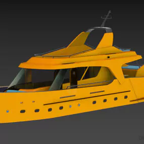 Speed Boat, Traveler Boat 3d model