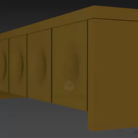 Kitchen Locker Furniture Poradar 3d model