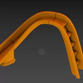 Kid Plastic Slide 3d model
