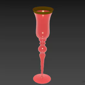 High Glass, Wine Glass 3d model