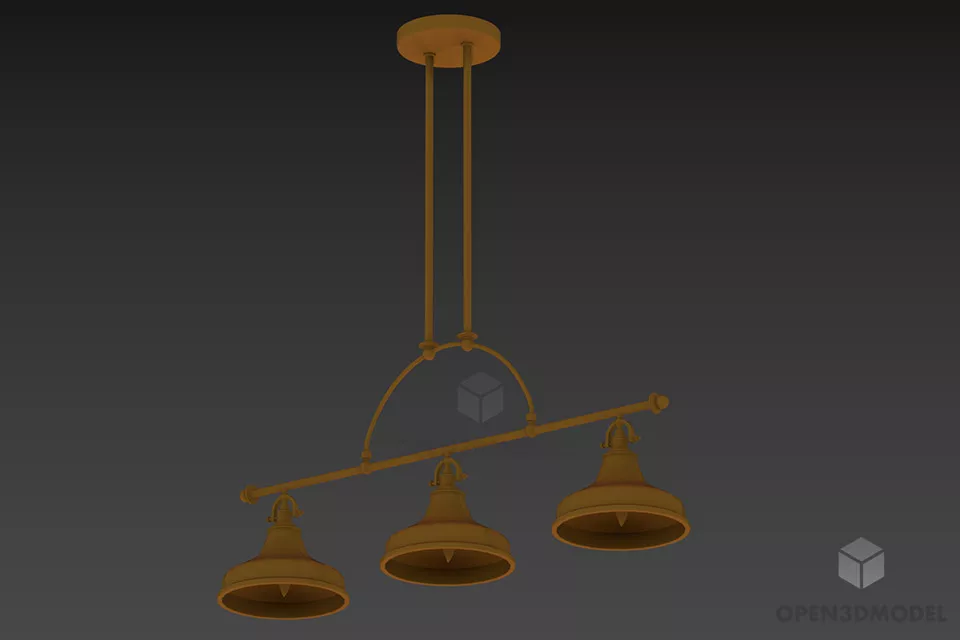 Reading Table Lamp With Round Stand 3d model