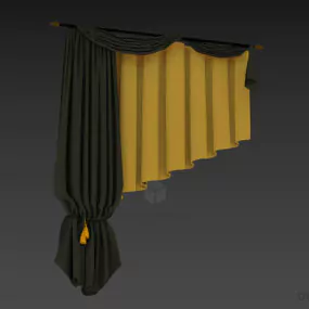 Boutique Curtain 3d model