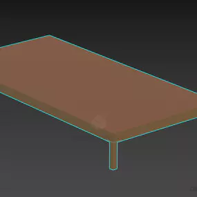 All Glass Table Artonr 3d model