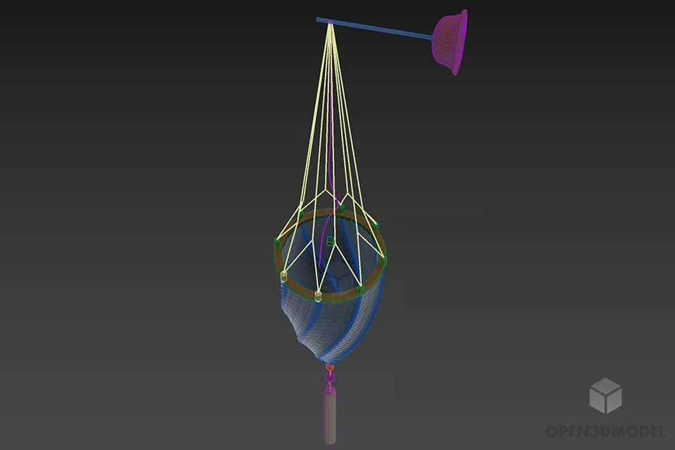 Sconce Lamp Lantern Hanging Style 3d model 2