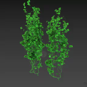 Low Poly Bush 3d model