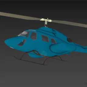 Light Utilities Helicopter 3d model