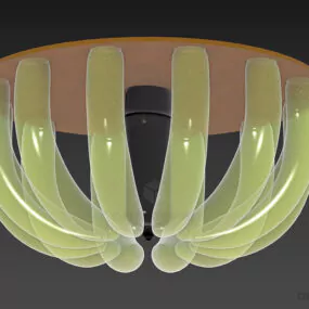 Glass Lamp Spot Lighting 3d model