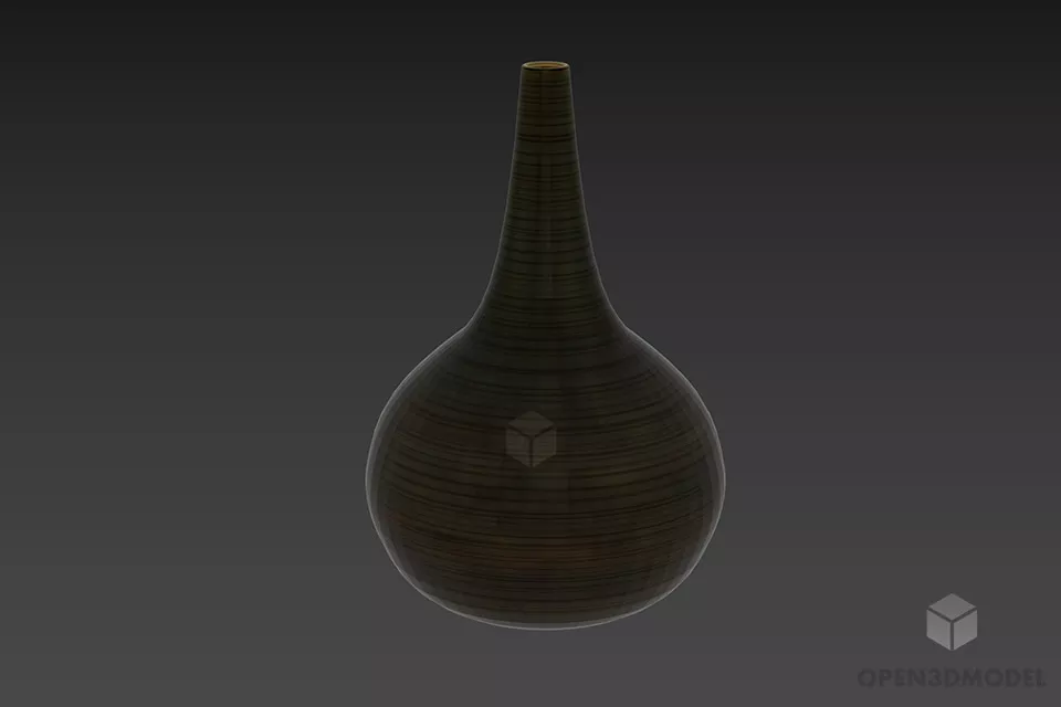Garden Water Fountain With Vase Shape 3d model
