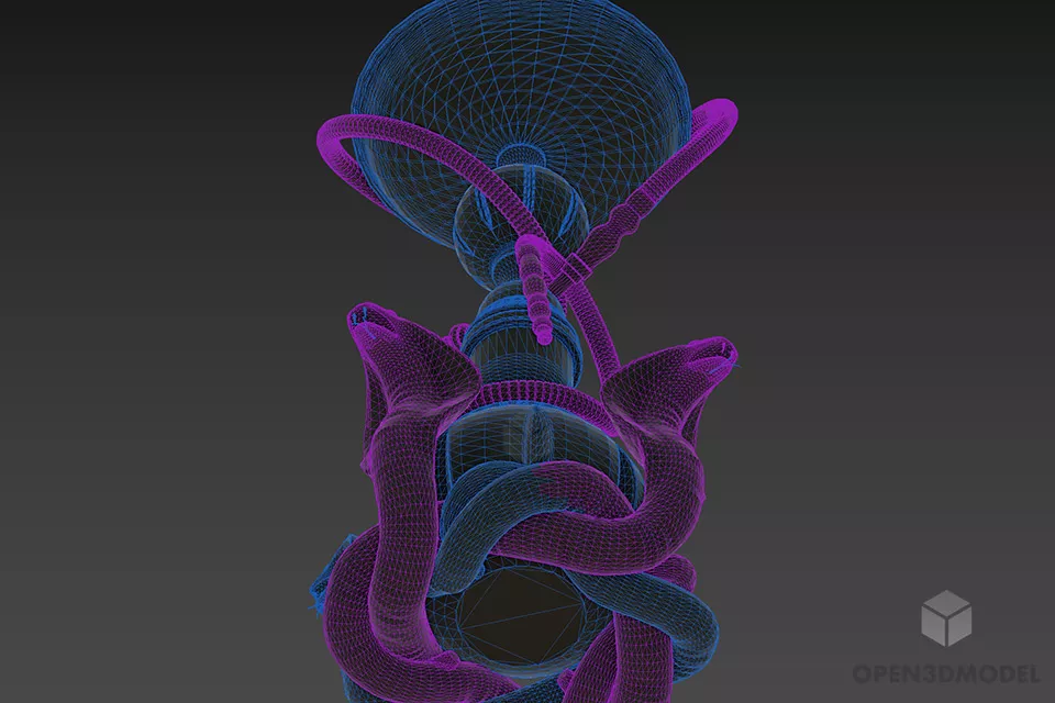 Hookah Relax Accessories 3d model 2