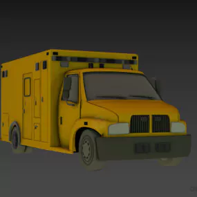 Firetruck Small Us Vehicle 3d model