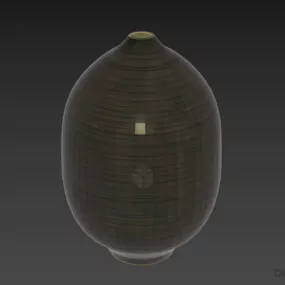 Porcelain Vase Smooth Shape 3d model