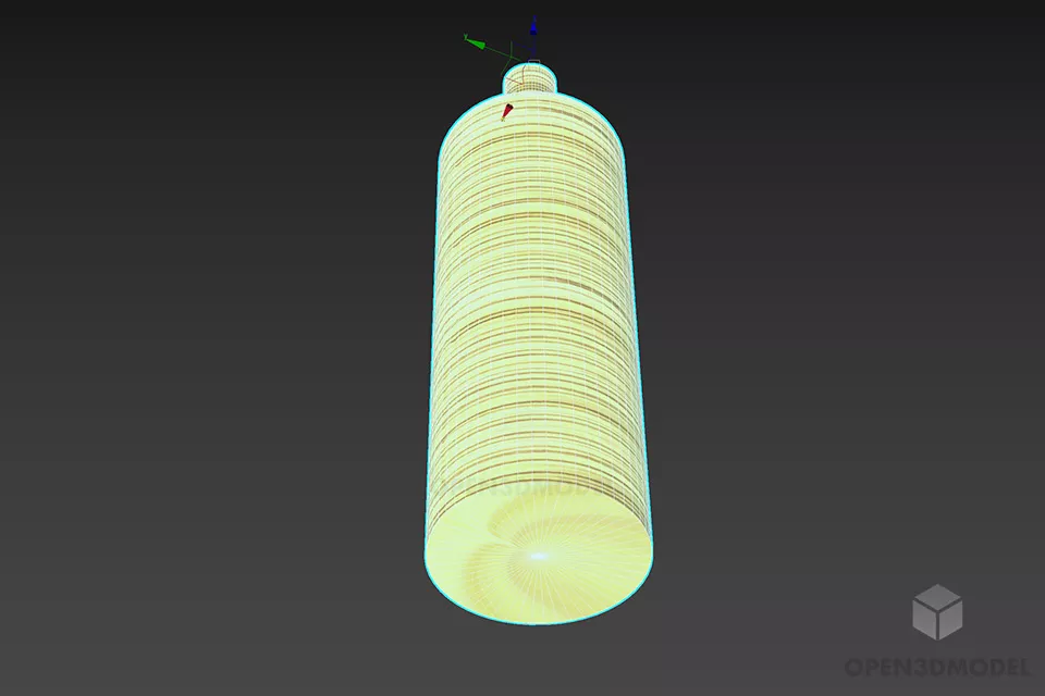 Bath Liquid Vase 3d model 2