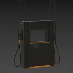 Filling Oil Station Machine 3d model