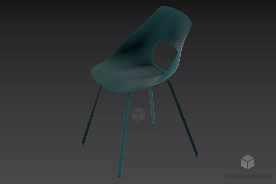 Office Coscalop Stacking Chair Polypropylene 3d model