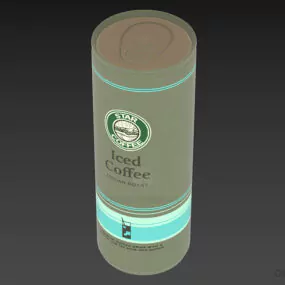 Coffee Drink Bottle 3d model