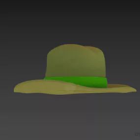 Cowboy Hat, Old Hat 3d model