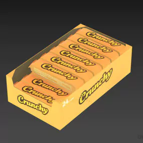 Box Chocolate Bar 3d model