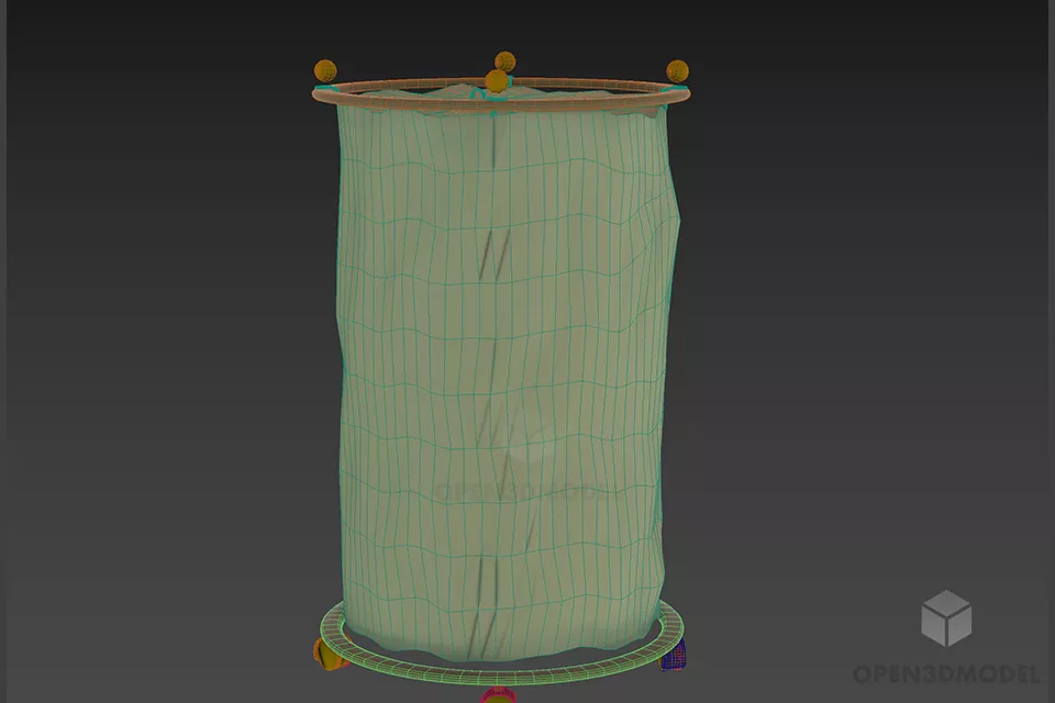Flasket Bag 3d model 2