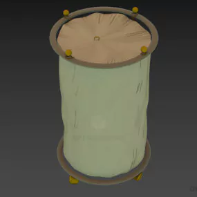Flasket Bag 3d model