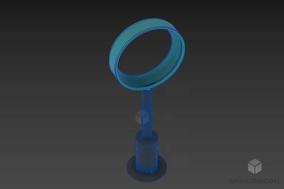 Modern Fan No Propeller 3d model 2