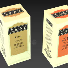Double Tea Box 3d model