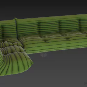 Sofa Bag, Sectional Sofa 3d model