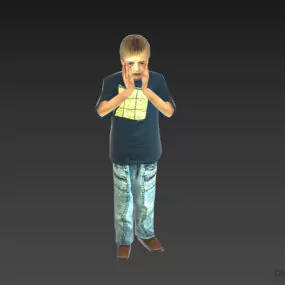 Young Boy Character 3d model