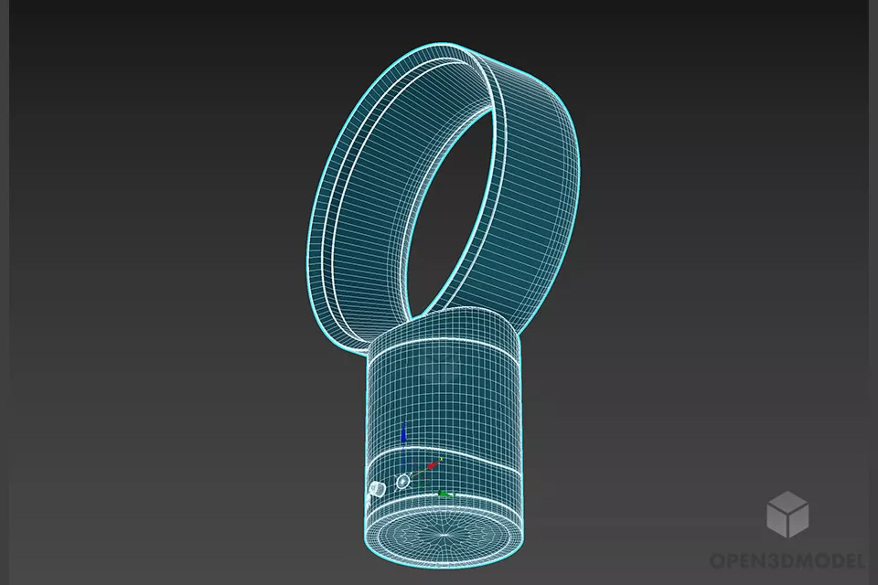 Bladeless Fan 3d model 2