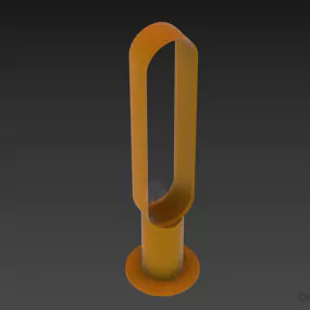High Bladeless Fan 3d model