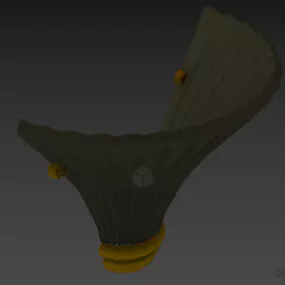 Sconce Lamp Glass Shell Case 3d model