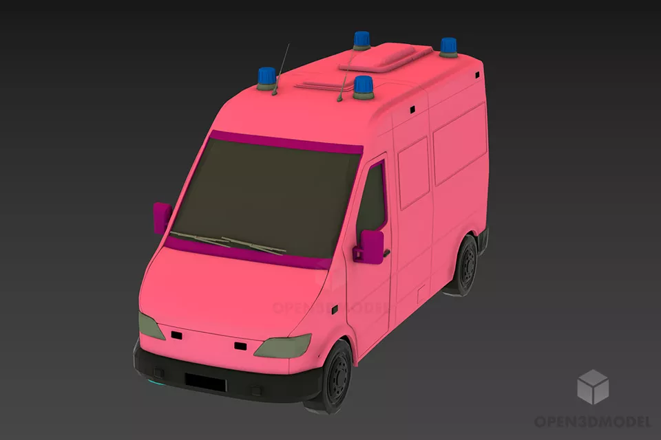 Sedan Car Astra Iii 3d model