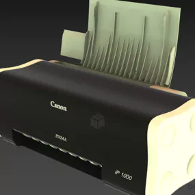 Office Printer A4 3d model