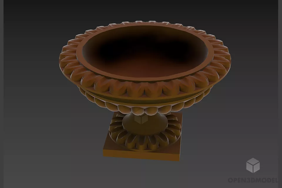 Clay Vase 3d model