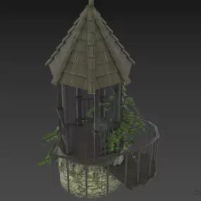 Small Pavilion Tower 3d model