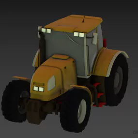 Big Farm Tractor 3d model