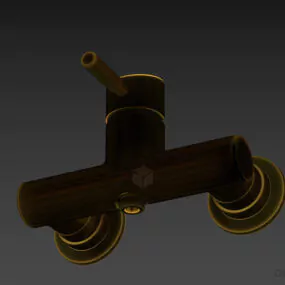 Hot Cold Faucet Vitra 3d model