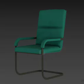 Cantilever Armchair For Office Room 3d model