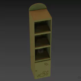Tall Locker For For Kids Room 3d model