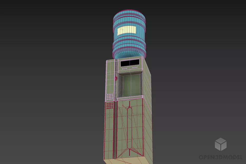 Dispenser Water 20l 3d model 2
