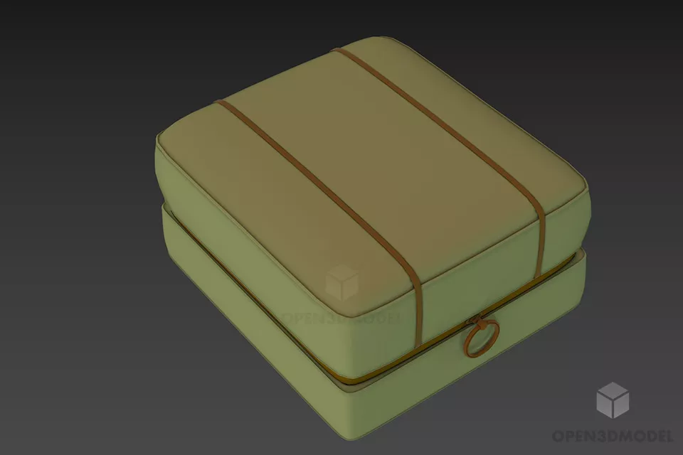 Fixed Leg Seat Stool 3d model