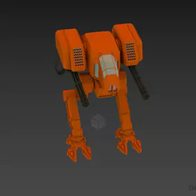 Scifi Robot Soldier 3d model