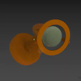 Small Wall Sconce Lamp Eglor 3d model