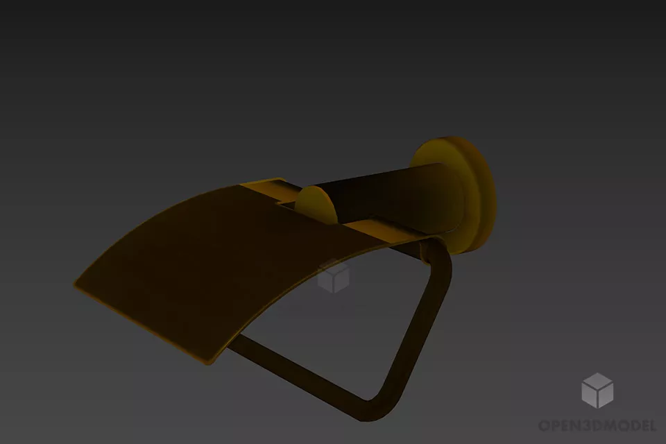 School Paper Note With Pen 3d model