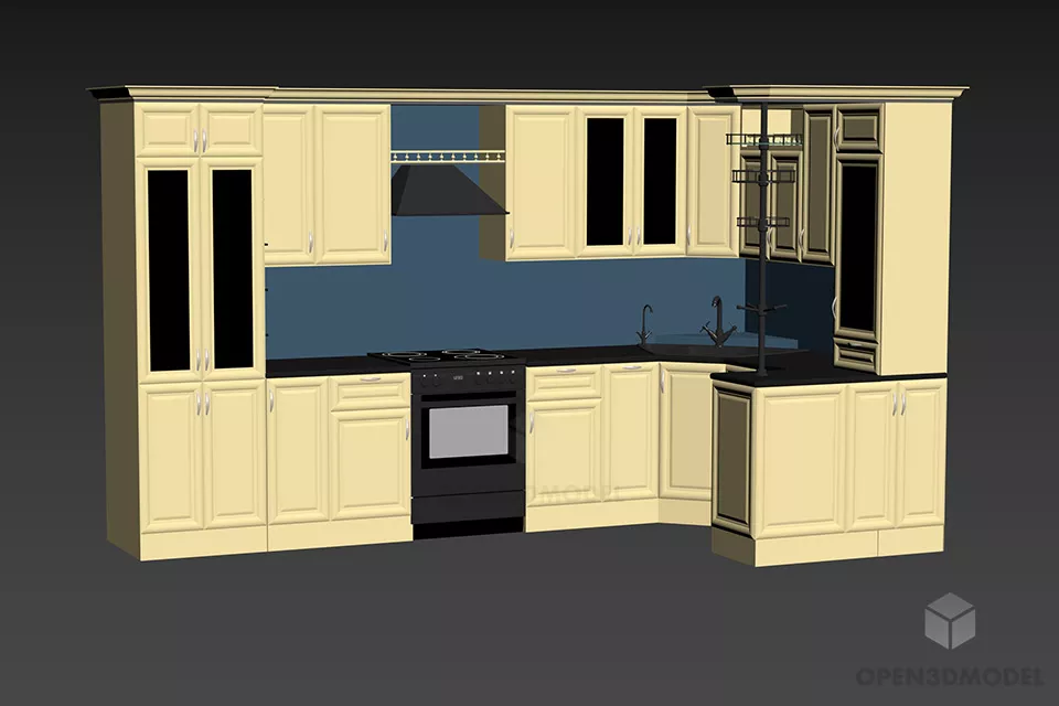 Oven Electric Range Darina 3d model