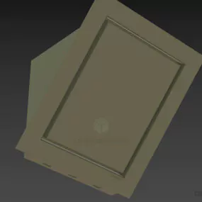 Modern Flat Vent For Kitchen 3d model