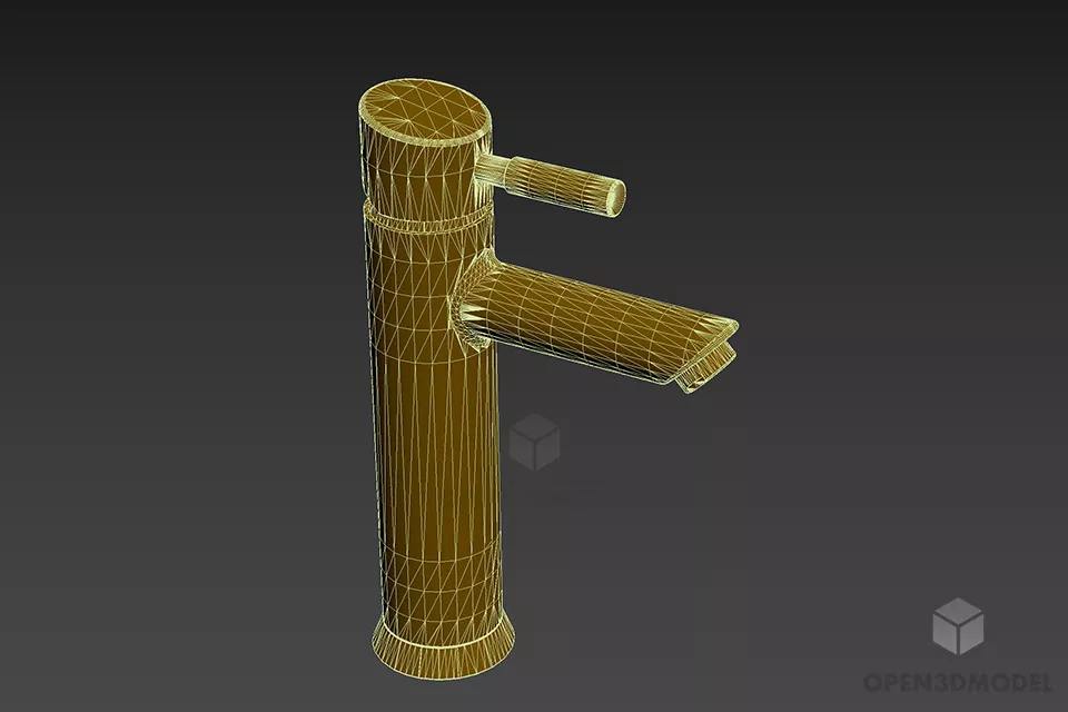 Sink Faucet Vitra 3d model 2