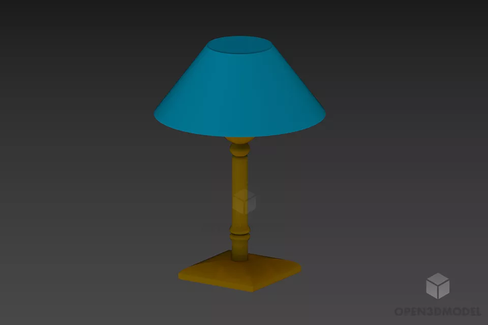 Round Table Coffee Dialma With Curved Lag 3d model
