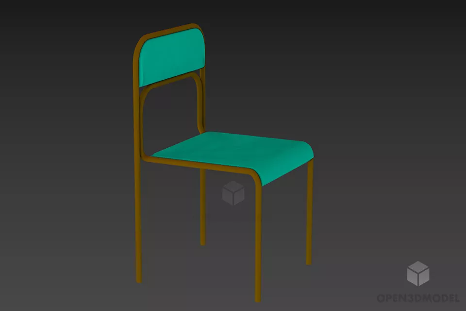 Coffee Chair Bene Mezzo 3d model
