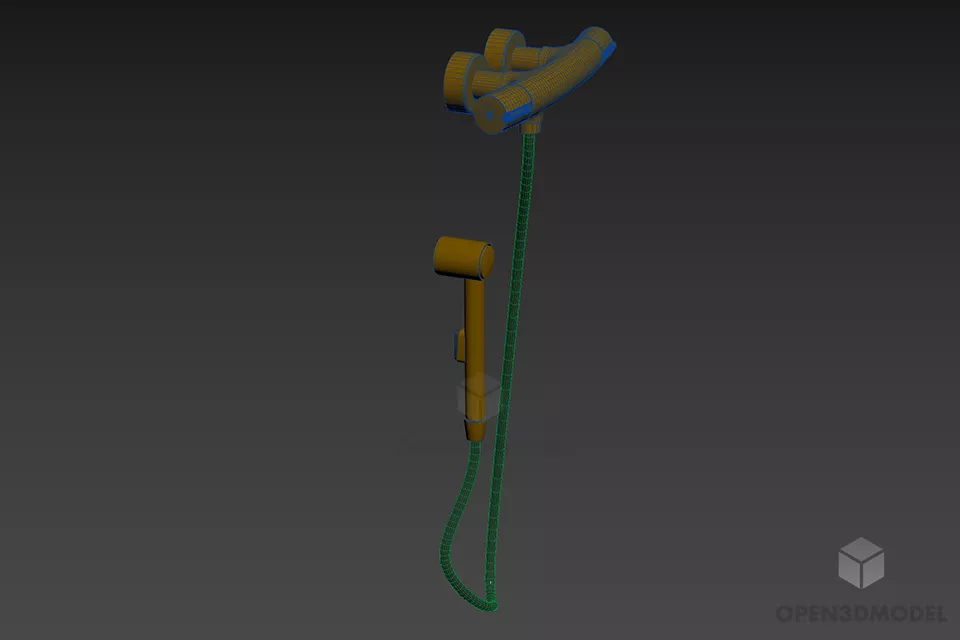 Bathroom Premium Shower Grohe 3d model 2