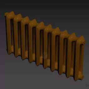 Radiator Cover Indoor Part 3d model